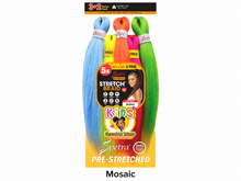 Load image into Gallery viewer, Amore Mio Spetra 5X Kids Stretch Braid 16 inch color Mosaic