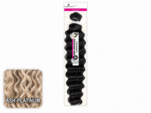Load image into Gallery viewer, Organique Ocean Deep Wave 24 inch — ASH-PLATINUM labeled color swatch with packaged style reference