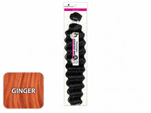 Load image into Gallery viewer, Organique Ocean Deep Wave 24 inch — GINGER labeled color swatch with packaged style reference