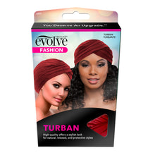 Load image into Gallery viewer, EVOLVE® SILKY TURBAN, WINE