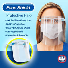 Load image into Gallery viewer, Reusable Glasses and Replaceable Shield, Anti-Fog Light and Flexible PPE