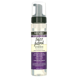Aunt Jackie's Curls & Coils Grapeseed Collection Frizz Patrol Anti-Poof Setting Mousse