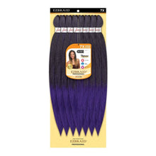 Load image into Gallery viewer, EZ Braid Spectra 7X 26 inch packaged braiding hair — 1B/Purple
