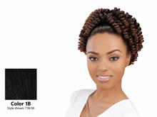Load image into Gallery viewer, FHP-391 color 1B – hairstyle with bottom-left color swatch

