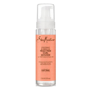 SheaMoisture Frizz Free Curly Hair Styling Mousse with Silk Protein