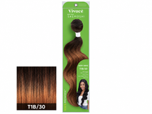 Load image into Gallery viewer, Saemoshi Body Wave green package, color T1B/30, matching lower-left color swatch
