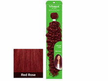 Load image into Gallery viewer, Saemoshi Italian Curl green package, color Red Rose, matching lower-left color swatch
