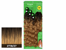 Load image into Gallery viewer, Saemoshi Mermaid Wave 18/20/22 multi pack green package, color 2T1B/27, matching lower-left color swatch
