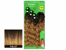 Load image into Gallery viewer, Saemoshi Mermaid Wave 18/20/22 multi pack green package, color T1B/27, matching lower-left color swatch
