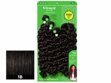 Load image into Gallery viewer, Saemoshi Multi Italian Curl green package, color 1B, matching lower-left color swatch
