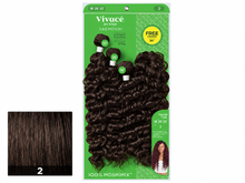 Load image into Gallery viewer, Saemoshi Multi Italian Curl green package, color 2, matching lower-left color swatch
