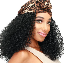 Load image into Gallery viewer, Hair Scarf Wig Ombre Burgundy
