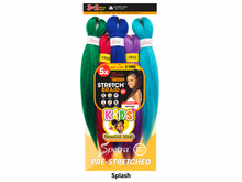 Load image into Gallery viewer, Amore Mio Spetra 5X Kids Stretch Braid 16 inch color Splash
