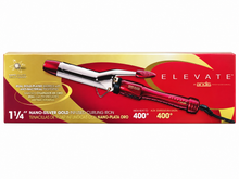 Load image into Gallery viewer, Andis Elevate Nano Silver Gold Infused Curling Iron
