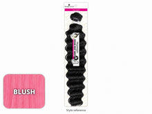 Load image into Gallery viewer, Organique Ocean Deep Wave 24 inch — BLUSH labeled color swatch with packaged style reference
