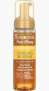 Creme of Nature Pure Honey Moisture & Twist Curling Mousse