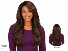 Load image into Gallery viewer, Wig 34 — 4 — front and back views
