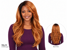Load image into Gallery viewer, Wig 34 — GTOM/Copper — front and back views
