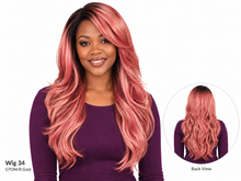 Load image into Gallery viewer, Wig 34 — GTOM/R.Gold — front and back views

