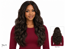 Load image into Gallery viewer, Wig 35 — 2 — front and back views
