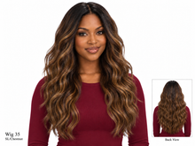 Load image into Gallery viewer, Wig 35 — SL/Chestnut — front and back views
