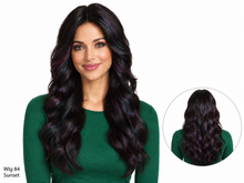 Load image into Gallery viewer, Wig 84 — Sunset — front and back views
