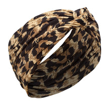 Load image into Gallery viewer, EVOLVE SILKY WIDE INFINITY BAND ANIMAL PRINT
