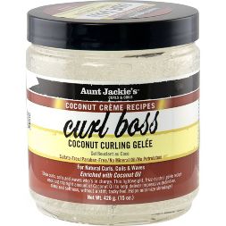 Aunt Jackies Coconut Cream Curl Boss Curling Gelee