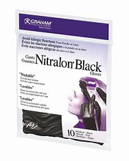Nitralon Black Reusable Gloves