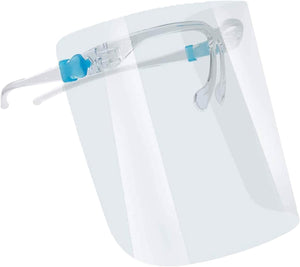 Reusable Glasses and Replaceable Shield, Anti-Fog Light and Flexible PPE