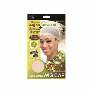 M&M Headgear Stocking Wig Cap Natural